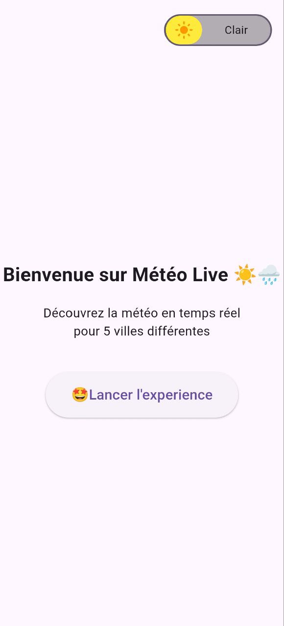 Capture d'écran Météo App